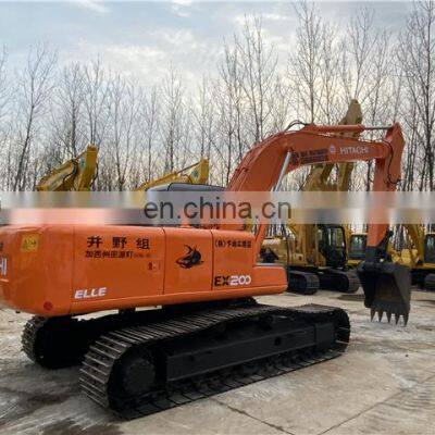 Hitachi construction machine for sale , Used hitachi excavator ex200-5 , Nice condition machine