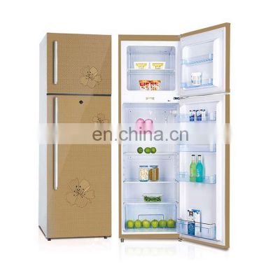 352L New Style Kitchen Appliance Double Door Fridge Door Glass Refrigerator Price