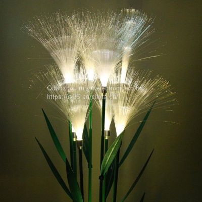 View larger image  Share Solar LED Fiber Optic Reed Light Atmosphere Simulated Glowing Decorative Light Outdoor Waterproof PVC Garden 80 High Standard 85