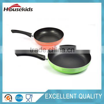 Plastic aluminum ceramic frying pan made in China