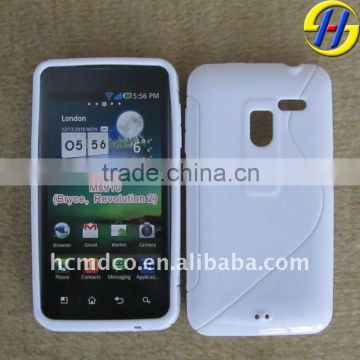 Unique Sline design for mobile phone LG MS910 case