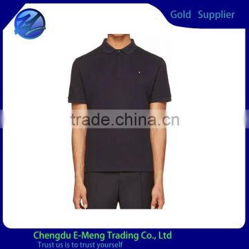 Promotion Plain Black Men Cheap Price Factory Stock Polo T shirts