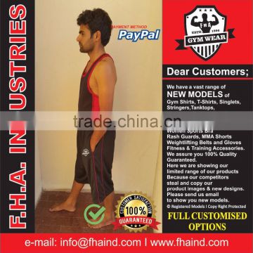 Men's Gym Shorts Bodybuilding Fitness Cross Fit pants Custom Sweat Short Men's Bottom / Brief by FHA INDUSTRIES PAKISTAN