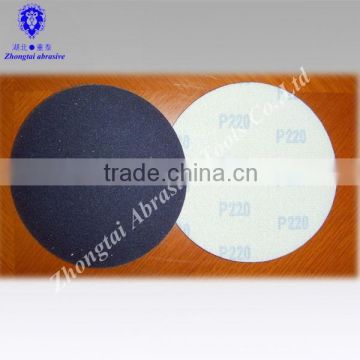 silicon carbide sandpaper ,sand paper with hook and loop