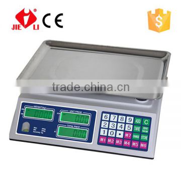 2016 Electronic Digital Weighing Scale for Supermarket and Fruit Store