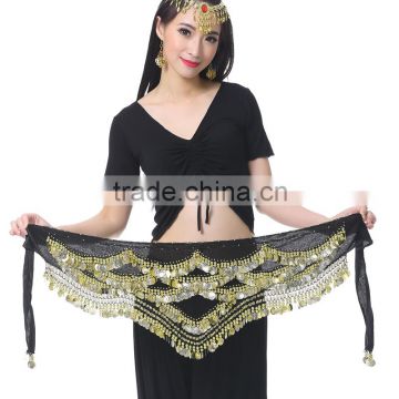 Belly Dance Gold Coins Belt More Colors