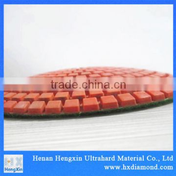 china diamond factory supplier various color diamond polishing pads flexible pad for floor