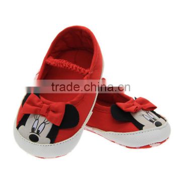 Manufacturers selling Mens Red Cotton cartoon soft non slip bottom toddler shoes one generation hs708