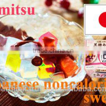 Japanese hot selling confectionery ENDO's 'Zero Calorie' Kokuto(brown sugar syrup) Anmitsu 170g