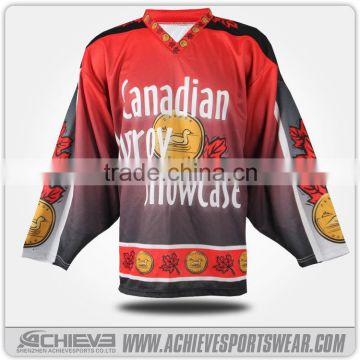 custom design ice hockey jersey