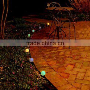 Solar 8-light Multi-color Plastic String Lights