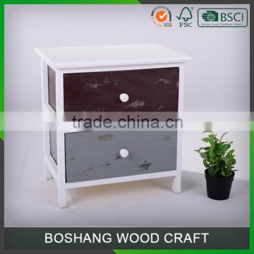 Shabby chic bedside cabinet modern bedroom furniture wholesale                        
                                                Quality Choice