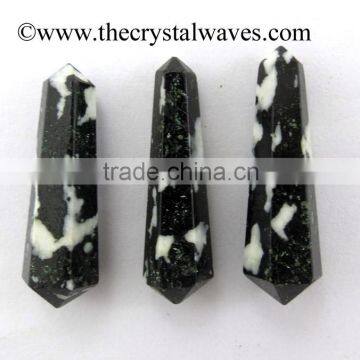 Black & White Tourmaline Terminated Pencil vogel wands Khambhat Gujarat India