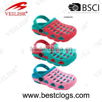 2016 JinJiang Factory High Quantity Fashion Cheap Kids EVA Garden Clogs Slippers
