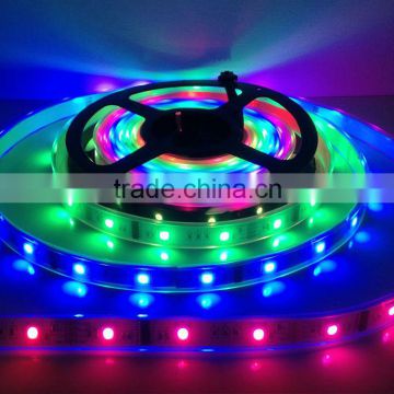 hot sale waterproof full olor smd 5050 with IC ws2811led flexible strip light 60leds/m