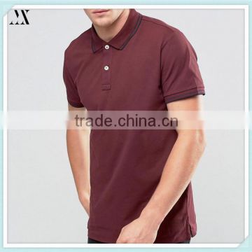 2016 Wholesale Custom Polo Shirt Solid Color Regular Fit Custom Polo Shirt