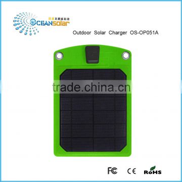 New desighed 800mA solar mobile phone charger/5W solar panel charger for iphone