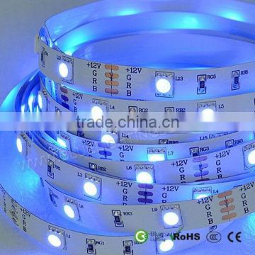 2013 USA Europe holiday decoration smd silicone waterproof rgb sound activated led strip light
