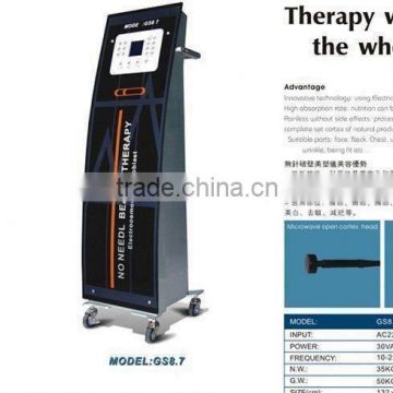 New product skin care GS8.7 needle free mesotherapy /ultra lipo cavitation /anti-wrinkle beauty machine
