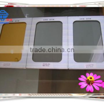 anti reflective coating glass&4mm-10mm Bronze, Grey, Blue, Green and Pink Reflective Glass with CE & ISO certificate