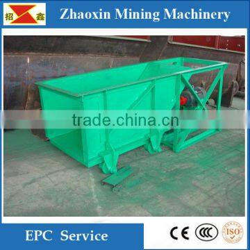 Ore beneficiation gold mining chute feeder machine