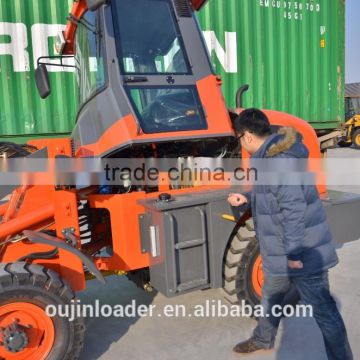 Small pay Loader Mini Wheel Loader 1.6ton with EUROIII engine