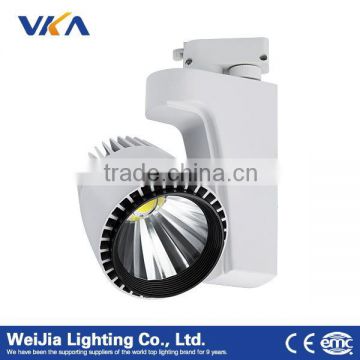 CE RoHs FCC cob dimmable 30W led track light for museum
