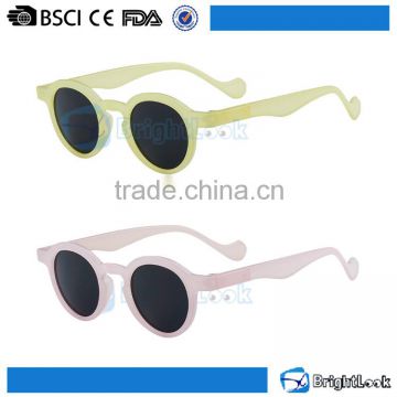 Transparent color modern style long temple sun glasses for girls