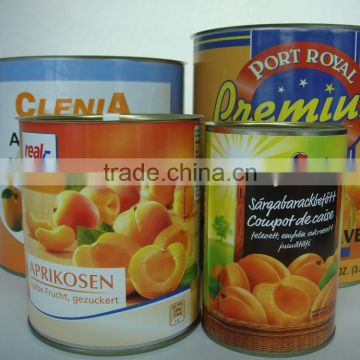Brands canned fruit manufacturer, canned apricots in syrup