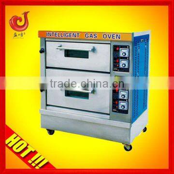 double layers baking equipment gas deck oven