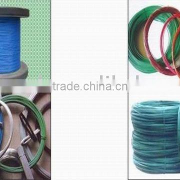 plastic coated colored wire
