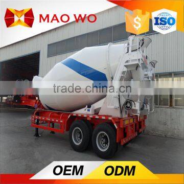 High quality 2 axles concrete mixer semi trailers for sales