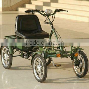 4 wheel green electric bike