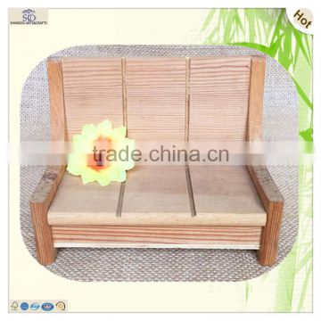 cute carved craft small furniture wooden chair bench