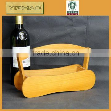 Custom wooden 2 tiers wine rack,,wine 5 liter box