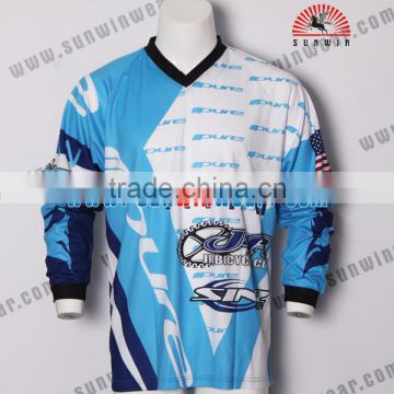 new style Sublimation custom BMX cycling jersey from China