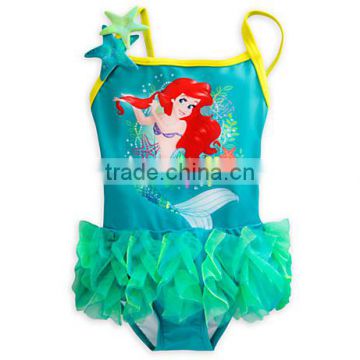 One Piece Child Litter Kids Elsa Girls Swimwear Bikini Kids Swimsuit For Girls Shoulder Bathing Suit Baby Infant Swimwear