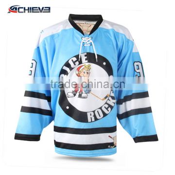Customized 100% polyester cheap ice hockey practice jerseys wholesale
