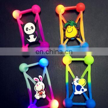 LED general cell phone case 3D Cartoon character mobile phone case silicone
