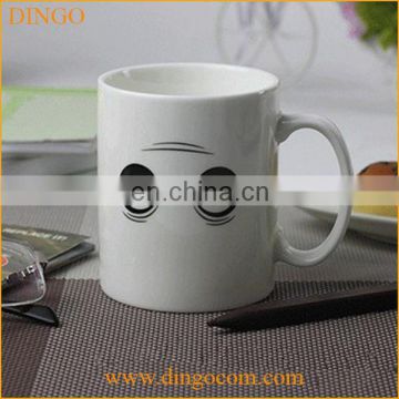 Greeting design ceramic coffee mug cup