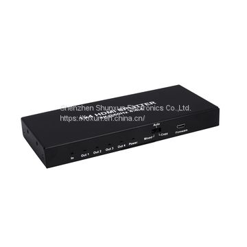 1x4 HDMI Splitter,HDCP2.2,Supports 3D,18G,HDR,EDID