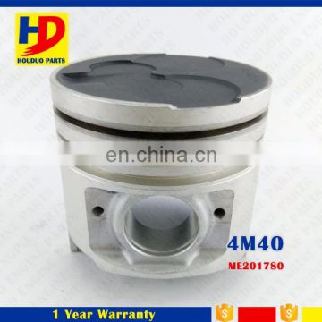 Diesel Engine Tinned Piston 4M40 Engine OEM ME200689 ME201780 With Anodized