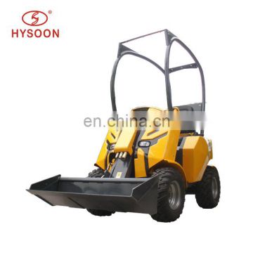 China garden machinery 4 wheel articulated loader epa mini dozer