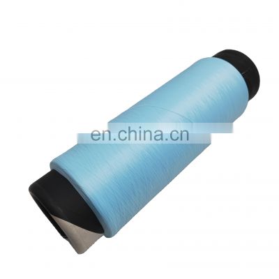 Popular DTY polyester AA color yarn 150d/48f SIM dty 150d 48f sd  sim aa grade with plastic cone