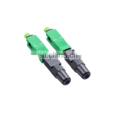 unionfiber  hot sale quick assembly sc/upc sc/apc optical joint single mode 60mm 55mm fiber fast conector conector rapido