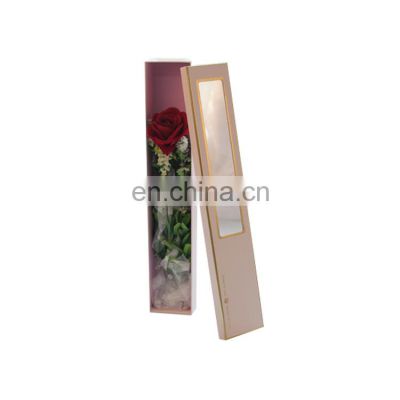 Custom Luxury Wholesale Square Rose Gift Packaging Flower Box With Lid