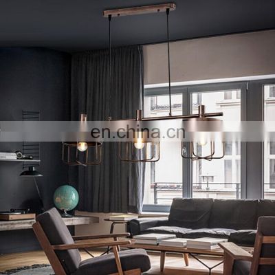 HUAYI China Supplier Vintage Style Home Villa Indoor Decoration Iron 5W 15W LED Pendant Lamp