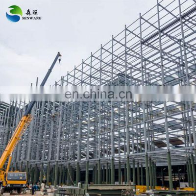 Bolt connection factory used prefab big steel structure warehouse workshop steel structure for rent