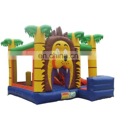 Funny jungle theme children bouncer house bouncing castle inflatable jumper