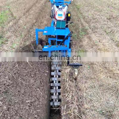 china wholesale diesel cultivator digging cable trencher machine chain hand held tractor trencher for sale